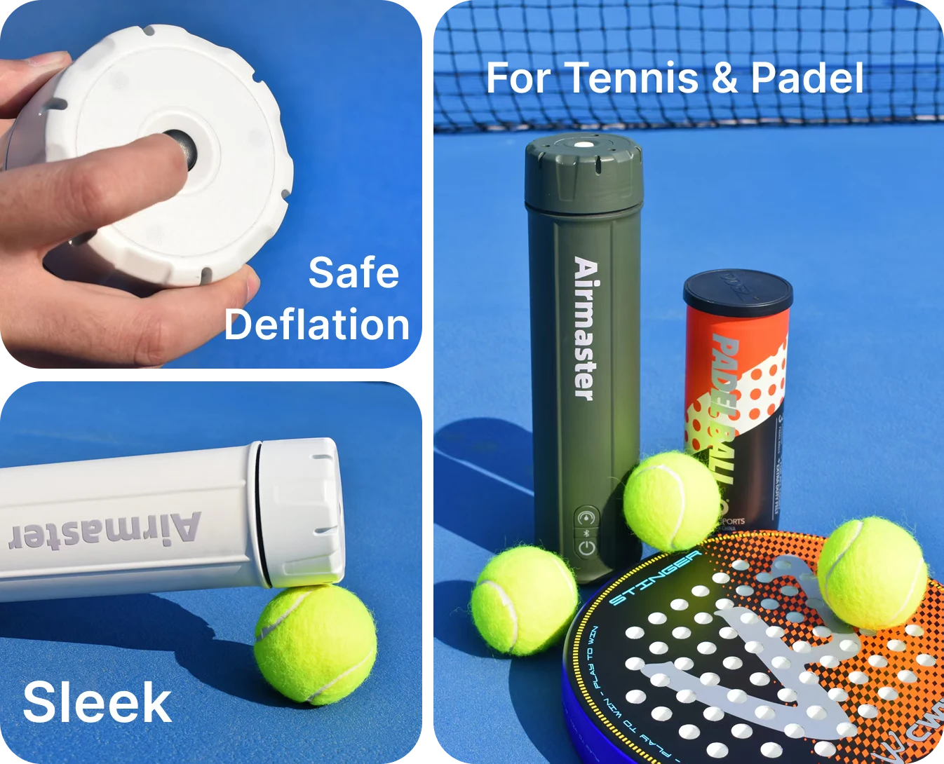 Boundless Airmaster Smart Tennis & Padel Ball Pressurizer